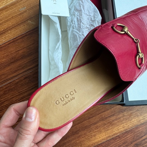 Gucci Princetown Mules in Red size 40 - Picture 4 of 11